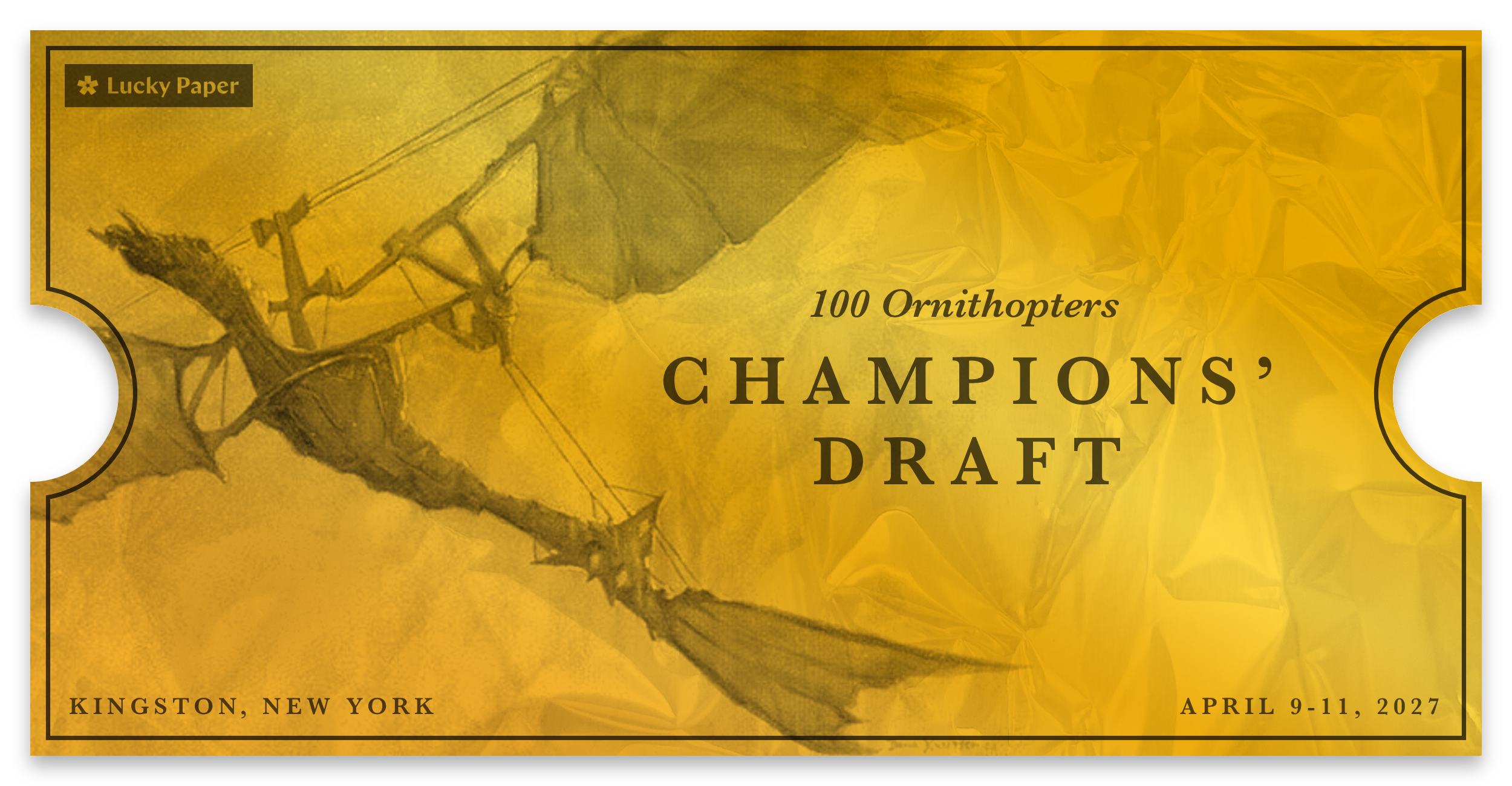 100 Ornithopters Champions’ Draft Digital Qualifier Tournament Ticket